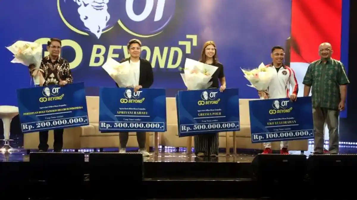 OT Group Beri Bonus Apriyani Rahayu, Greysia Polii dan Eko Yuli Irawan Senilai Total Rp 1,3 Miliar