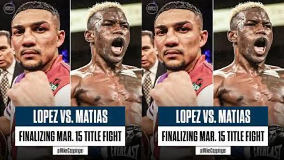 Jadwal Tinju Dunia Teofimo Lopez Jr vs Subriel Matias Kelas Super Ringan World Boxing 2025