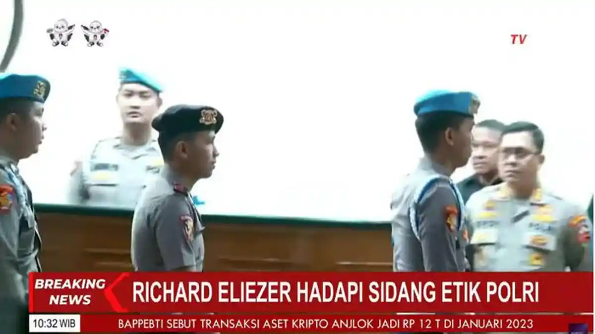 HADIRI Sidang Kode Etik, Bharada E Kembali Mengenakan Seragamnya, Mungkinkah Kembali ke Brimob?