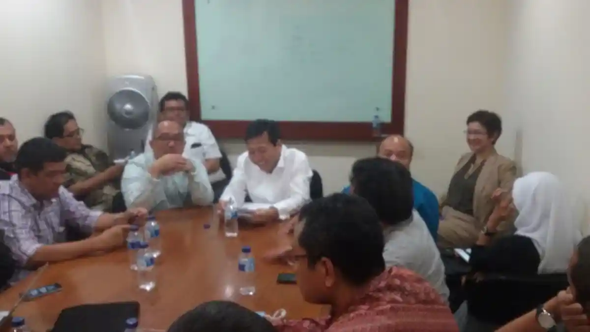 Temui Forum Pemred, Setya Novanto Bantah Catut Nama Presiden