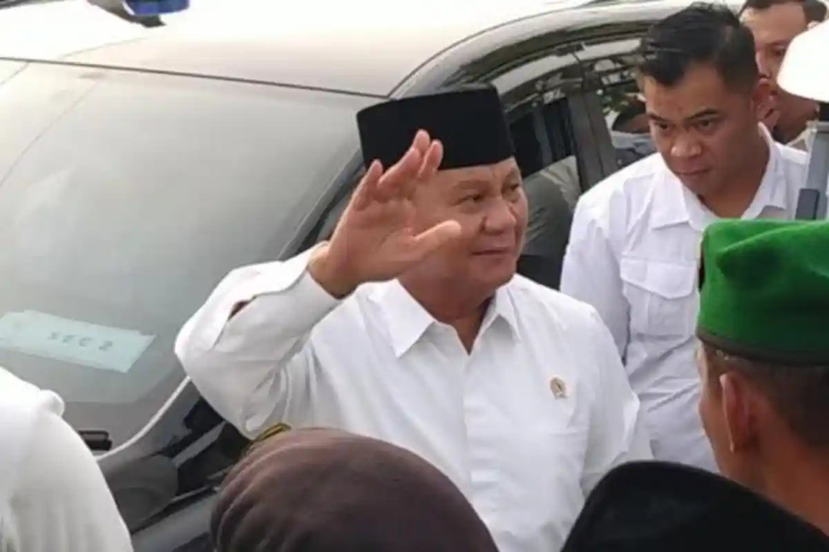 Prabowo Subianto Hadiri Harlah 1 Abad NU di Sidoarjo, Jemaah Teriak Prabowo RI 1