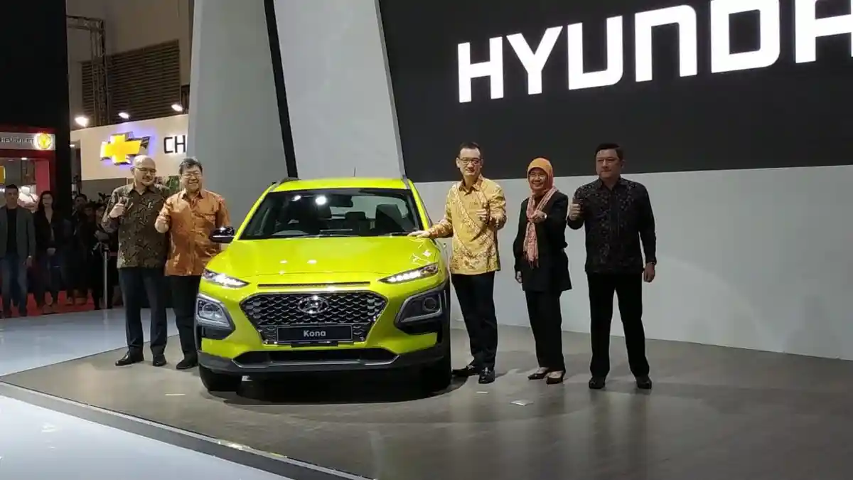 SUV Kompak Berdesain Bold, Hyundai Kona, Meluncur di IIMS 2019: Segini Harga Jualnya