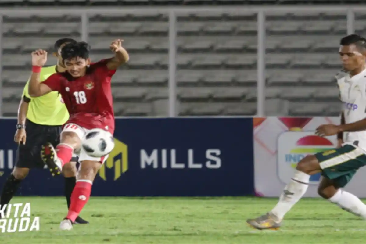 HASIL AKHIR Timnas U23 vs Persikabo - Gol Indah Kadek Putra dan M Rafli Bawa Garuda Muda Mengangkasa