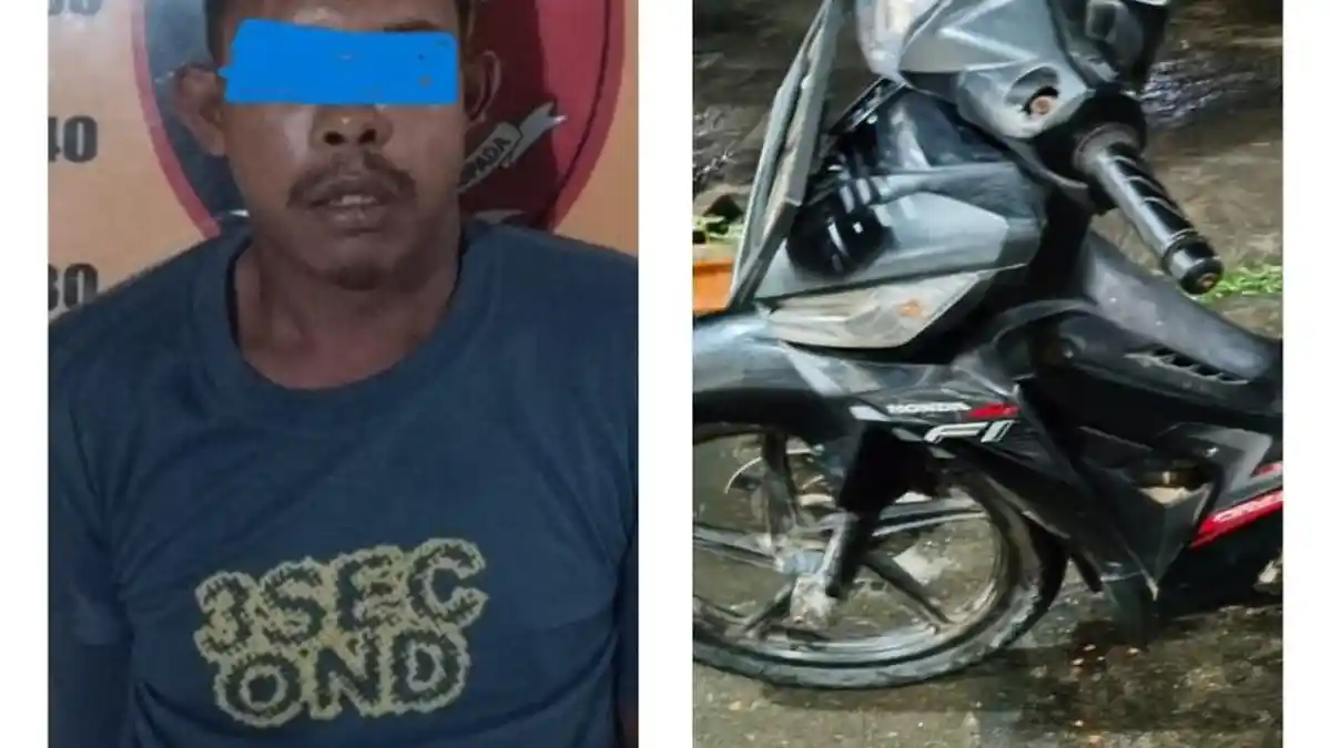 Baru 2 Bulan Bebas Penjara, Residivis Curanmor di Mamuju kembali Ditangkap