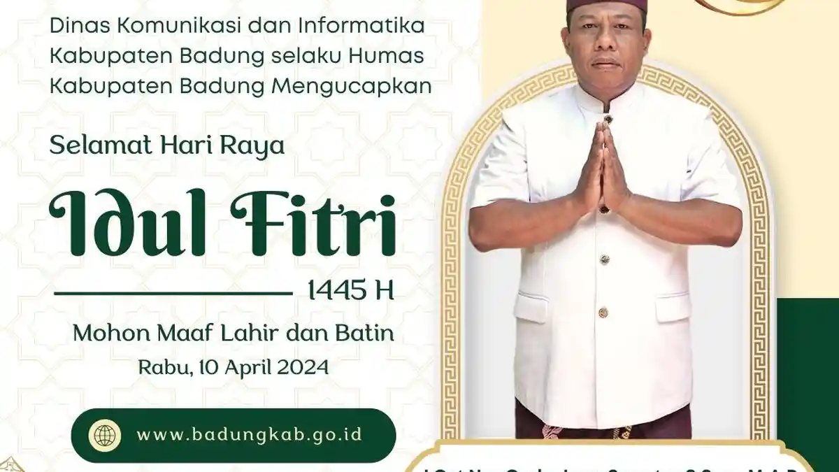 Diskominfo Kabupaten Badung Mengucapkan Selamat Hari Raya Idul Fitri 1445 H