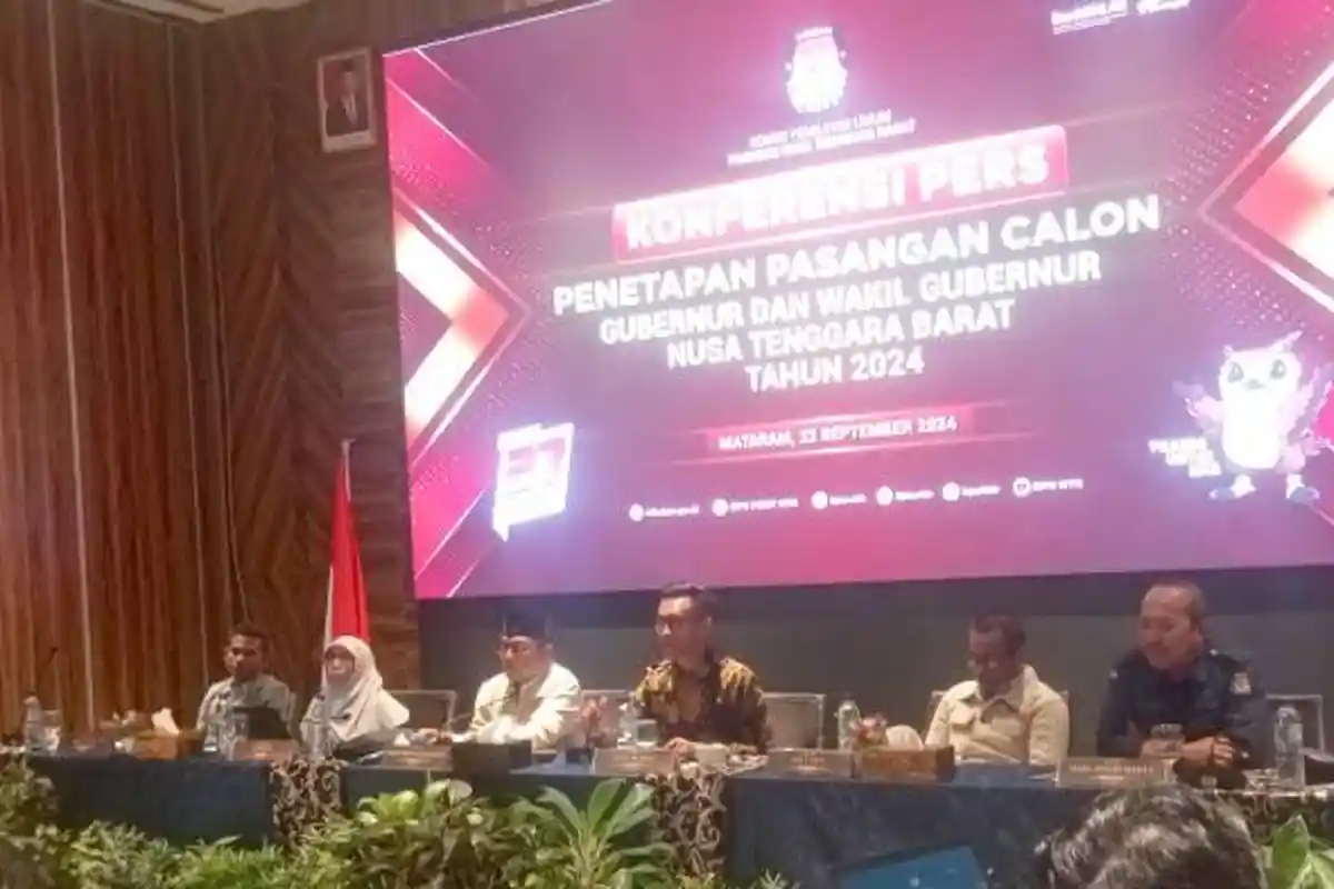 3 Paslon Cagub dan Cawagub Ditetapkan KPU NTB: Zul-Uhel, Iqbal-Dinda, Rohmi-Firin