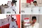 Presiden Joko Widodo Gunakan Hak Pilihnya di Gambir, Jakarta