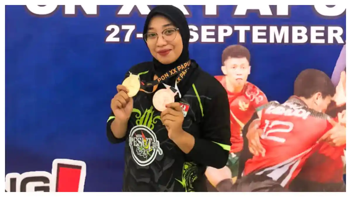 Atlet Cabor Kabaddi Asal Bontang Sabet 1 Medali Emas dan 3 Perunggu di PON Papua