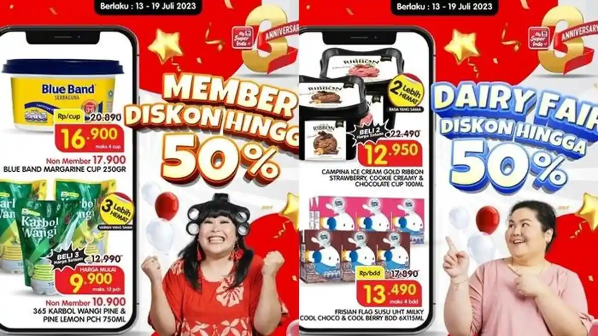 Baru Katalog Promo Superindo Hari ini Jumat 14 Juli 2023, Khusus Member Ada Diskon hingga 50 Persen