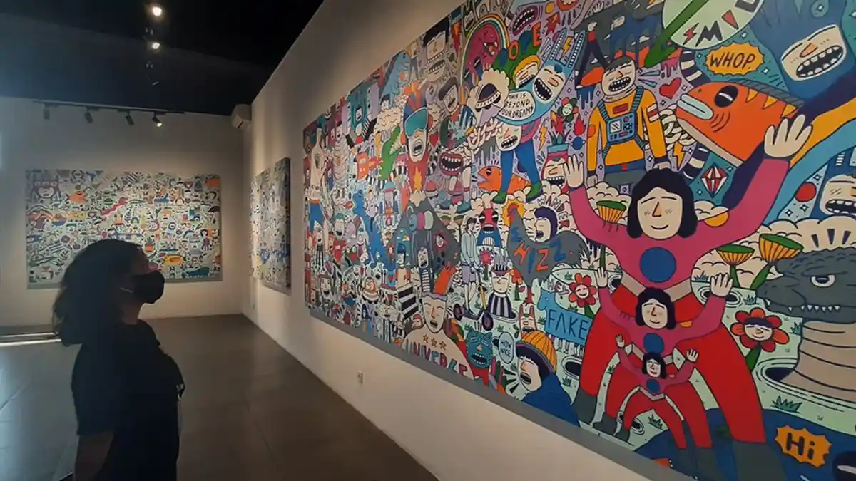 Pameran Tunggal Addy Debil 'Eyes Shut Fantasia', Berimajinasi untuk ...