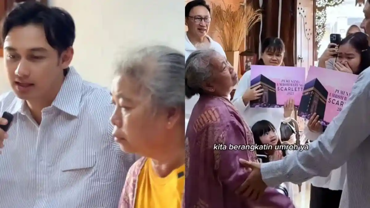Potret Caesar Hito Beri Hadiah Umrah Gratis untuk ART, Ucap Terima Kasih Sudah 30 Tahun Mengabdi