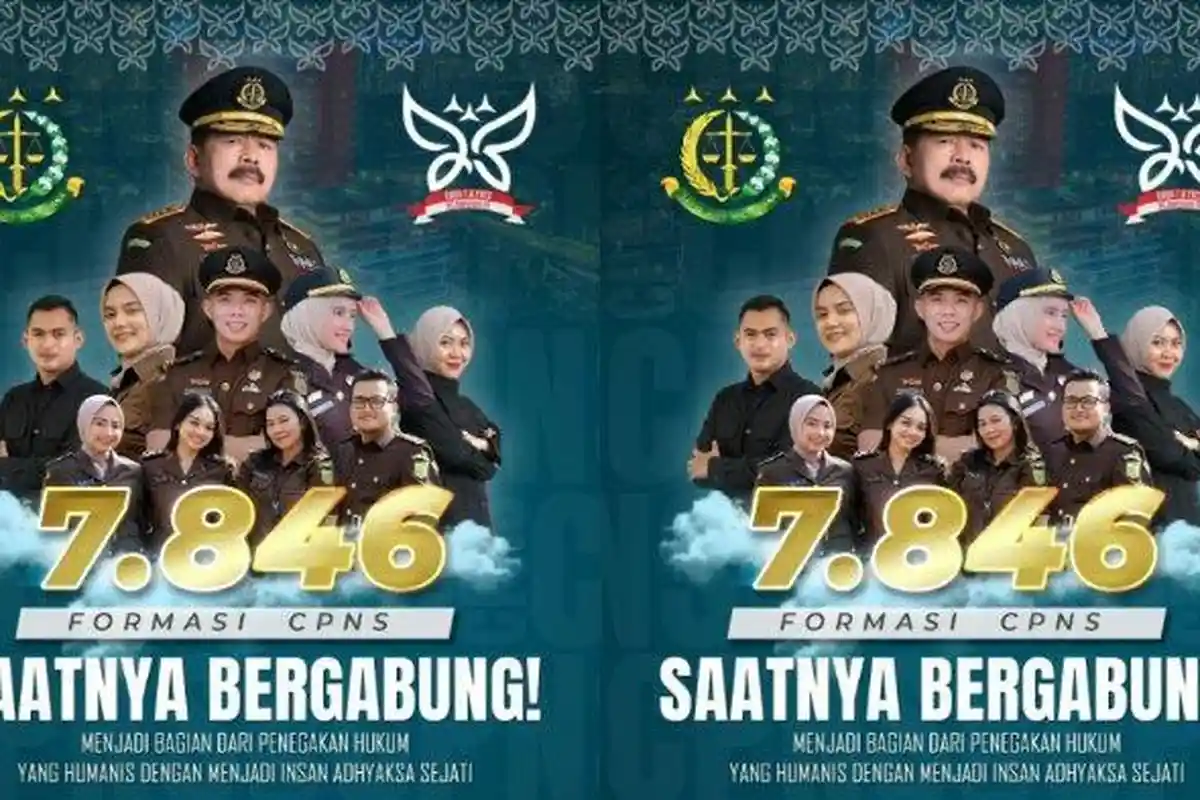 Link Lowongan CPNS 2023 di Kejaksaan RI Buka 7.846 Formasi, Lulusan SMA, D3 dan S1 Bisa Daftar