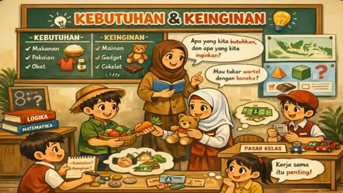 Modul Ajar Deep Learning IPAS Kelas 4 SD Fase B Materi Bagaimana Mendapatkan Semua Keperluan Kita?