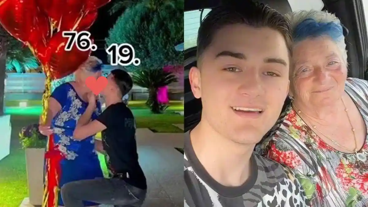 VIRAL Pria 19 Tahun Pacari Nenek 76 Tahun, Pamer Momen Romantis saat Lamar Sang Kekasih