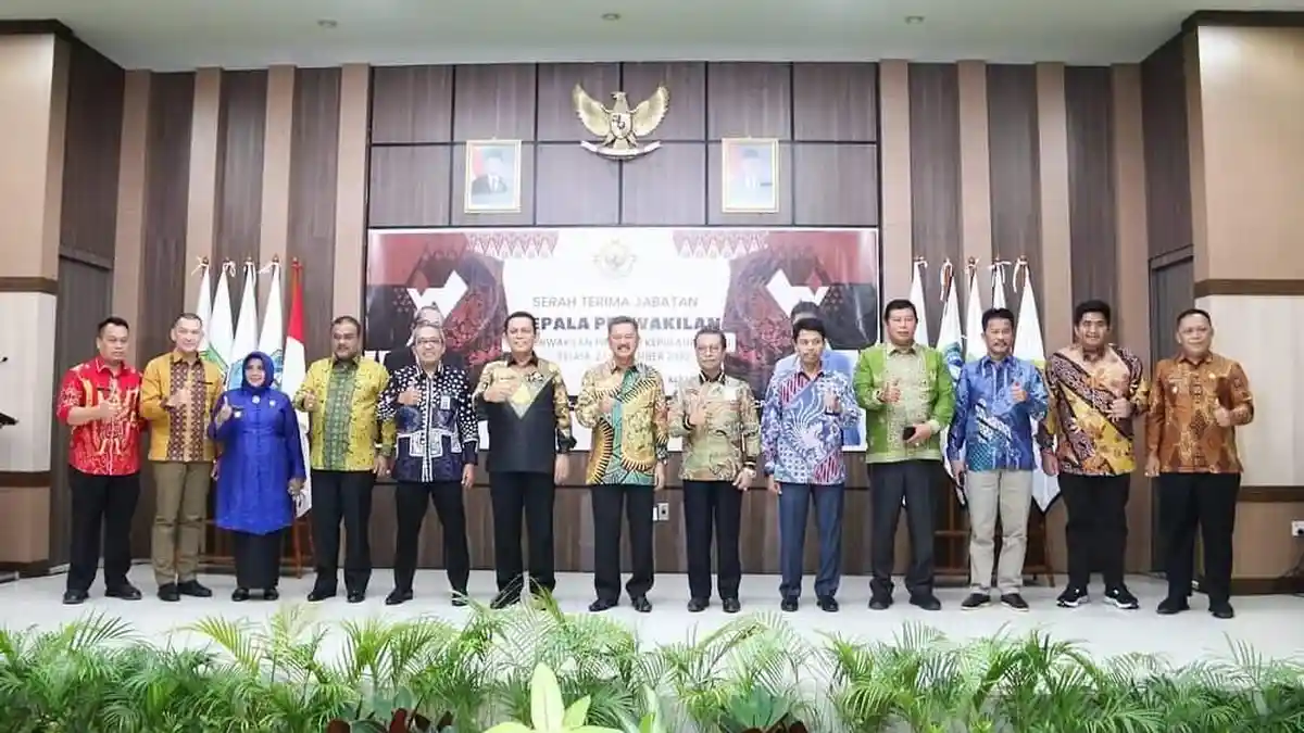 Wakil Bupati dan Sekda Natuna Hadiri Sertijab Kepala BPK Kepulauan Riau