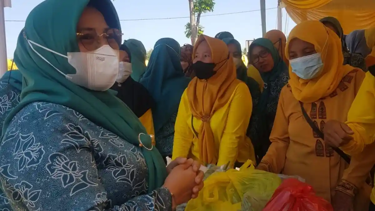 Pemkab Lampung Tengah Gelar Pasar Murah di Bumiratu Nuban