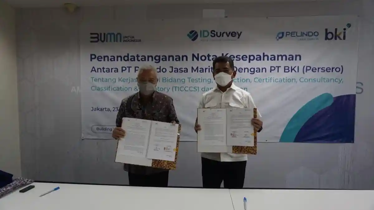 BKI Sinergi dengan Pelindo Jasa Maritim Optimalisasi Pelayanan Kapal