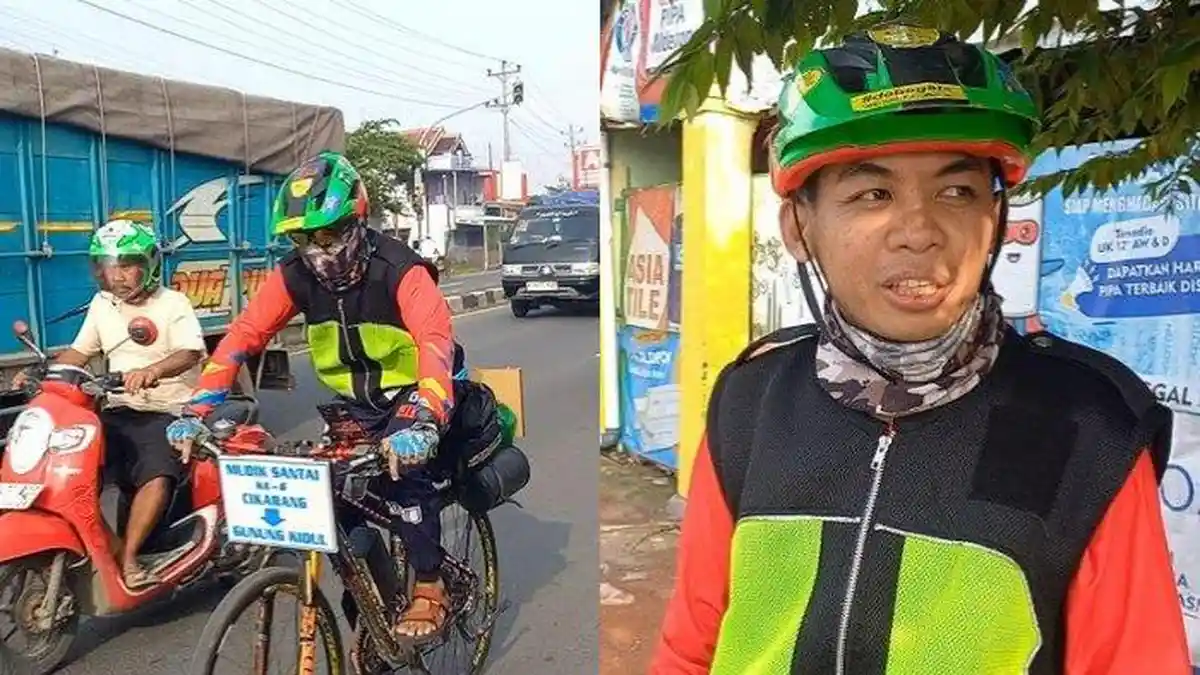 Pemudik Naik Sepeda dari Bekasi ke Gunungkidul, Gowes 4 Hari 5 Malam