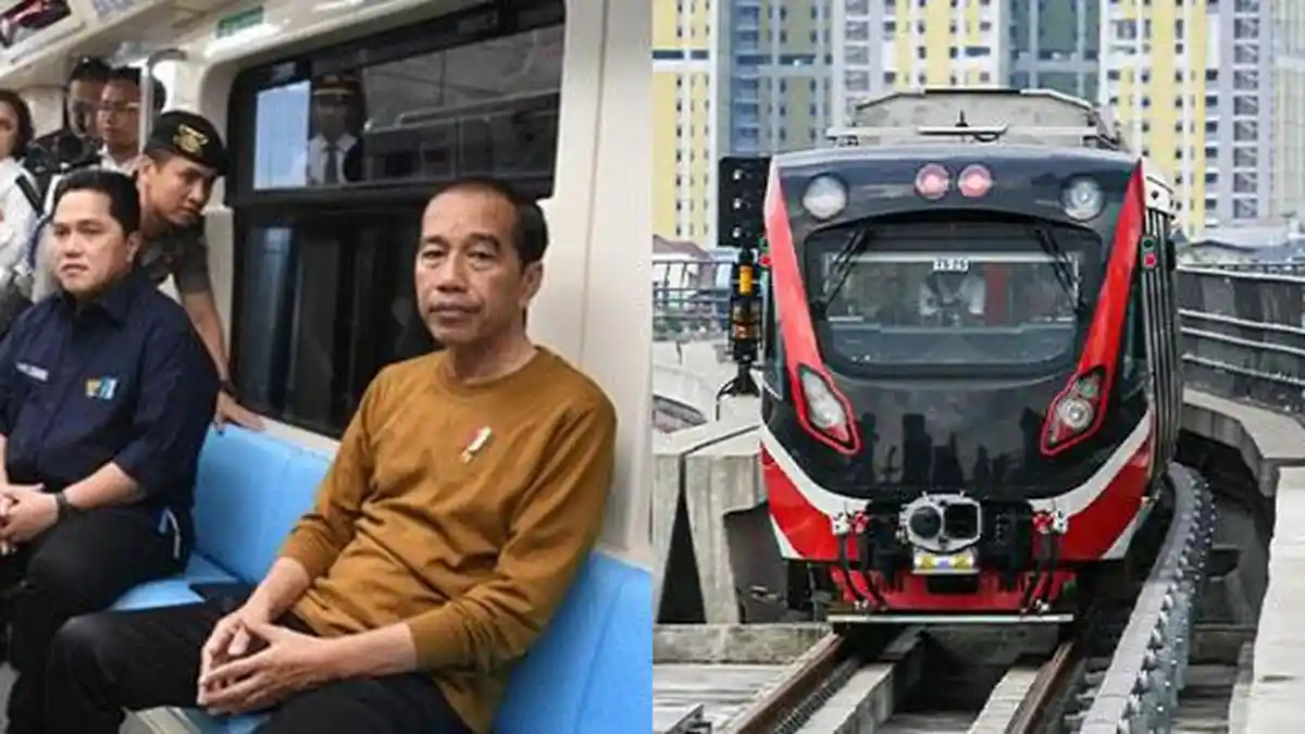 Jokowi Nekat Coba LRT yang Salah Design : Nyaman, Tapi Gak Usah Buru-buru Dioperasikan