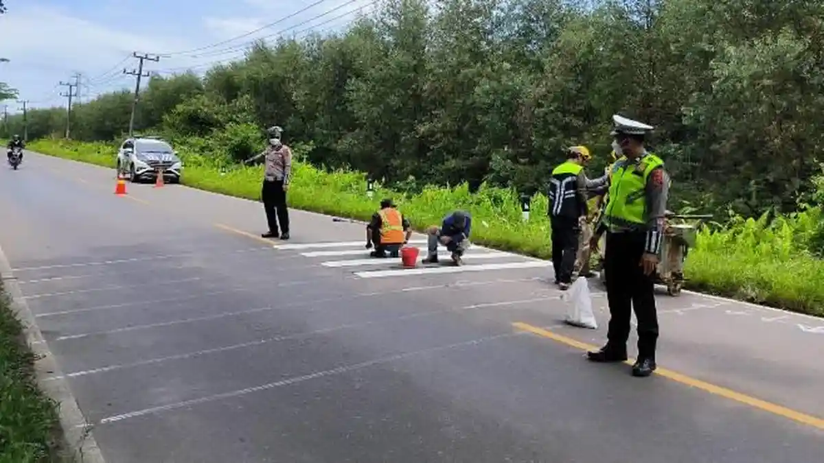Pengendara Harap Hati-hati, Ada Jalur Rawan Lakalantas di Tanjab Timur Sering Memakan Korban