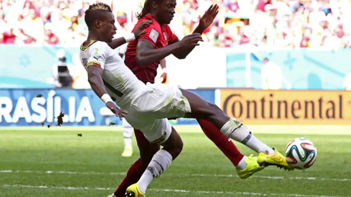 Babak Pertama, Portugal 1-0 Ghana