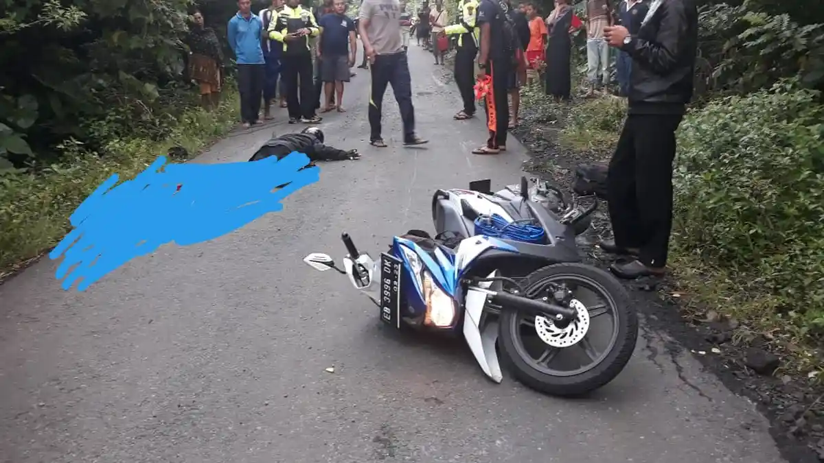 BREAKINGNEWS: Keluar Jalur dan Hilang Kendali Pria Asal Bajawa Tewas di Mataloko