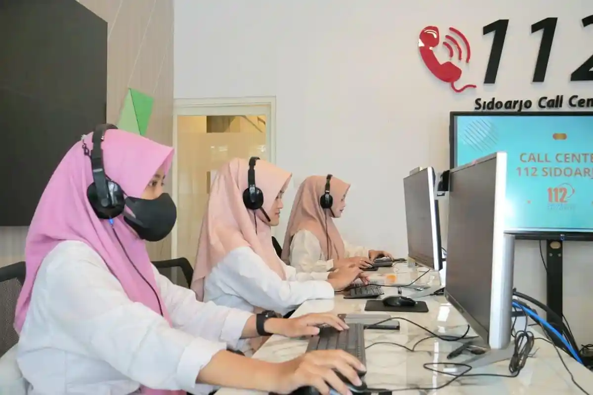 Call Center 112 Sidoarjo Terima 32 Ribu Panggilan Iseng, Begini Respon Petugas