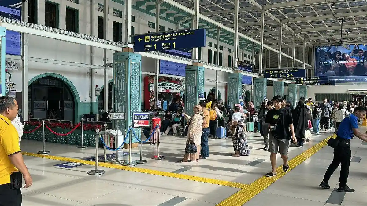 Saat Hari Natal, Stasiun Pasar Senen dan Gambir Jadwalkan Keberangkatan 47 Ribu Orang