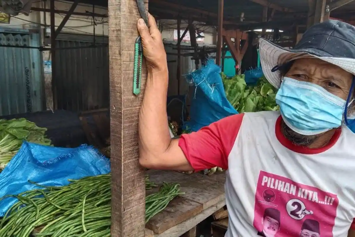 Pemkot Bandar Lampung Sterilkan Pasar Pasir Gintung, Pedagang Tetap di Pasar Jaga Barang Dagangan
