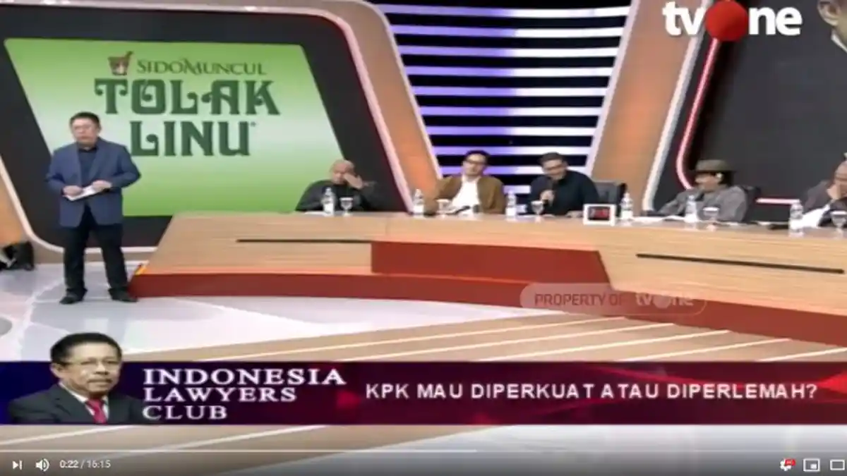 Di ILC, Panggil Pakar Tata Hukum Negara dengan Sebutan Ini, Karni Ilyas Ungkap Takut Kena Masalah