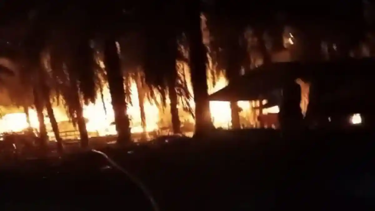 Paniknya Warga Sumur Minyak Ilegal di Muba Meledak Lagi, Lahan Sawit Sampai Ikut Terbakar