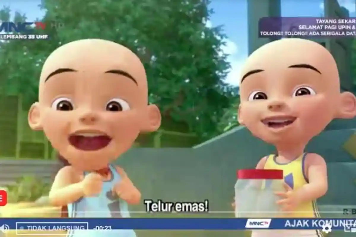 Link Nonton MNC TV Upin Ipin Hari Ini, Tolong! Tolong! Ada Serigala Datang hingga Buka Puasa di Sore