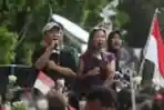 Aksi Damai Dukung KPU
