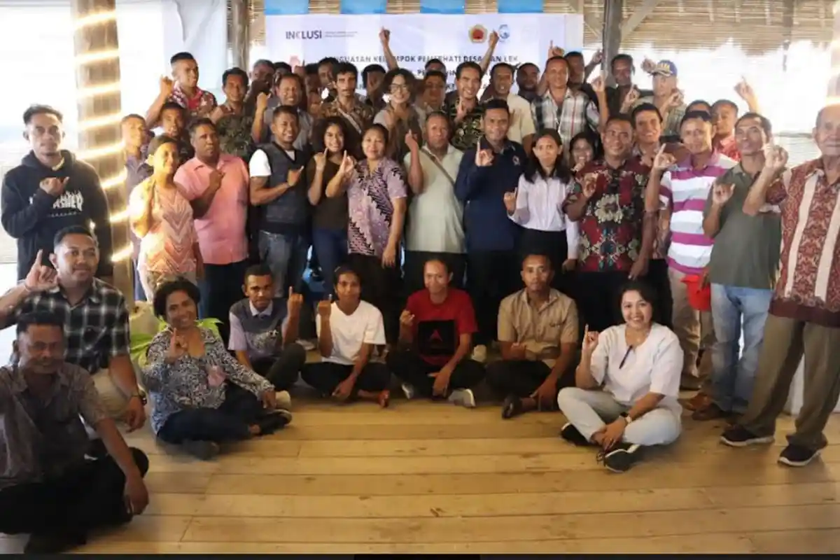 Perwakilan 6 Desa di Pulau Semau Ikut Sosialisasi Peningkatan Kapasitas Kelompok Pemerhati Desa