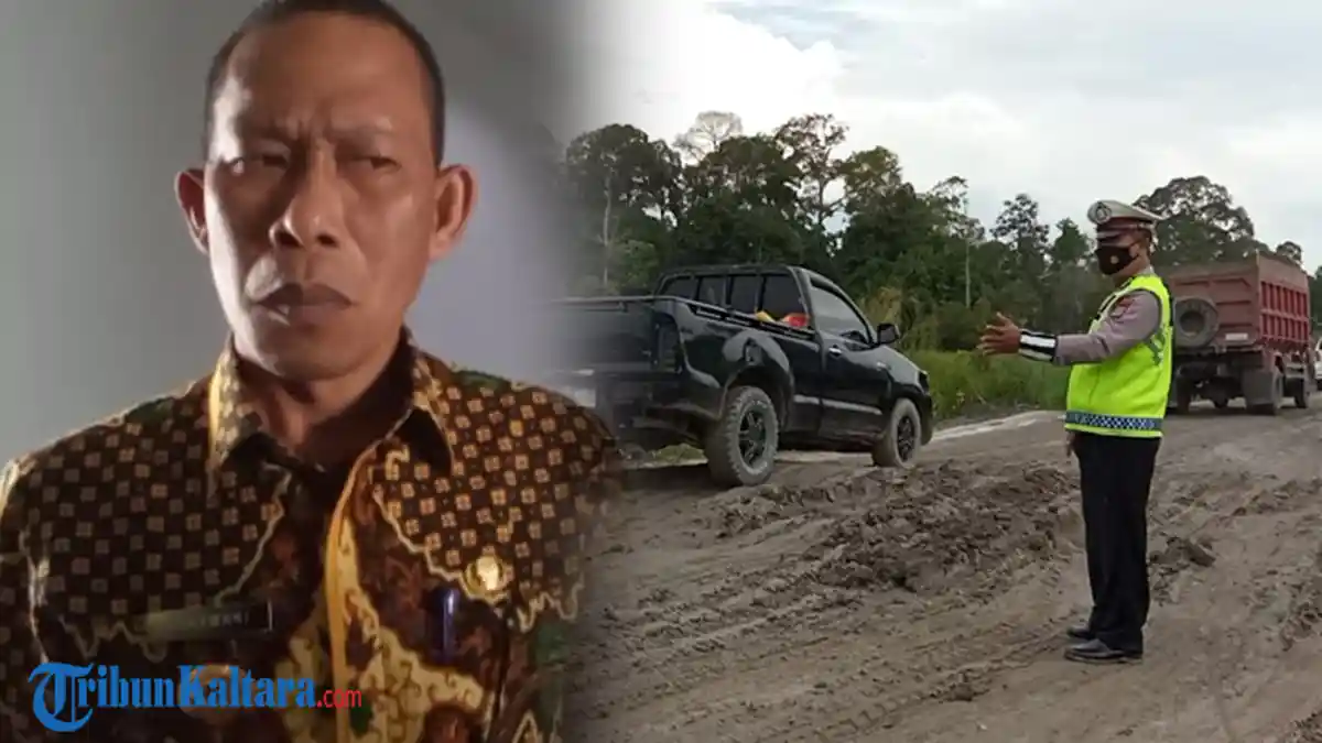 Bupati Bulungan Syarwani Minta Dinas PU Gerak Cepat soal Amblesnya Jalan Meranti-Bulu Perindu
