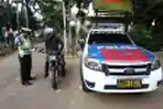 Razia Pemotor Gunakann Trotoar