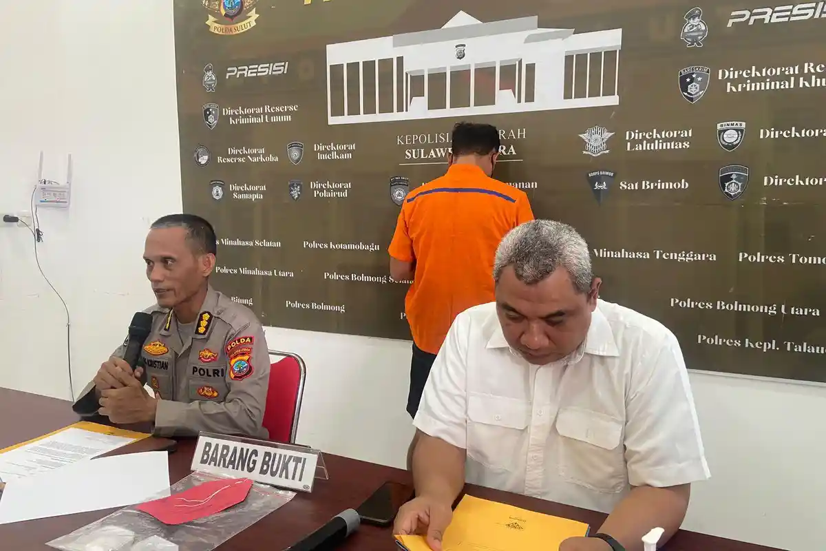 Ditangkap Ditresnarkoba Polda Sulawesi Utara, Tersangka Berencana Jual Sabu-Sabu Rp 2,5 Juta/Gram