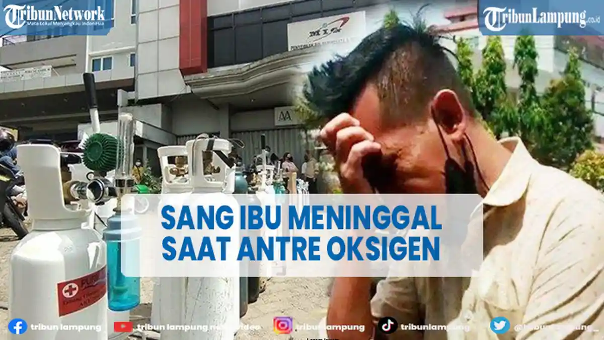 VIDEO Tangis Pilu Anak saat Antre Oksigen, Dapat Kabar Ibunya Sudah Meninggal