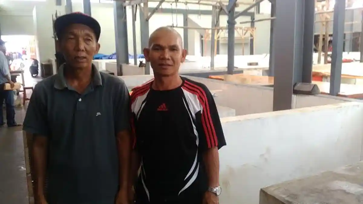 Pedagang Menolak Pindah ke Dalam Gedung Pasar Toboali