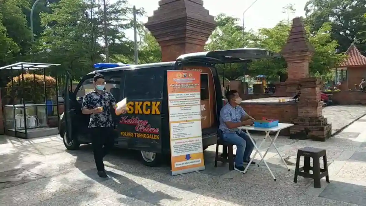 Layanan SKCK Online Keliling Bisa Dimanfaatkan Warga Trenggalek, Proses Cepat Tak Harus ke Mapolres