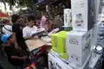 Libur Lebaran Pasar Gembrong Ramai Pengunjung