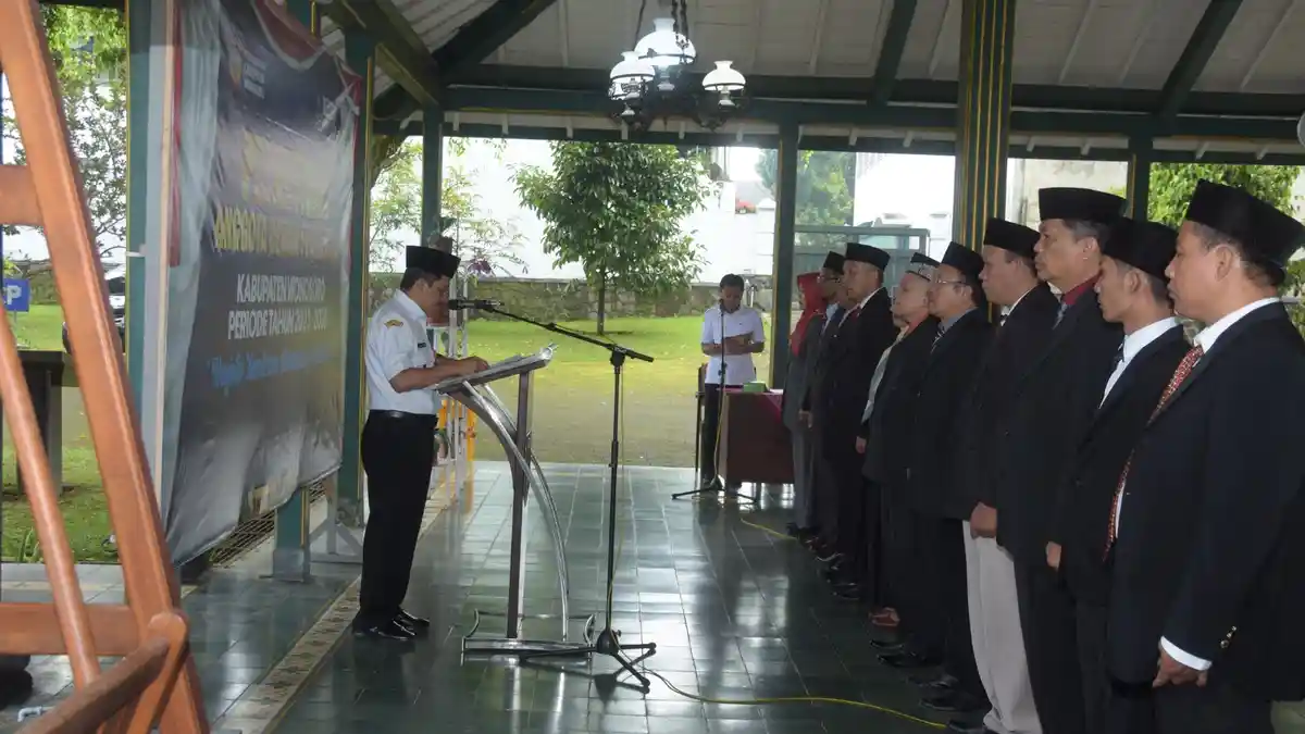 Pelantikan Pengurus Dewan Pendidikan Wonosobo 2023-2028, Diminta Bantu Tuntaskan Masalah Pendidikan