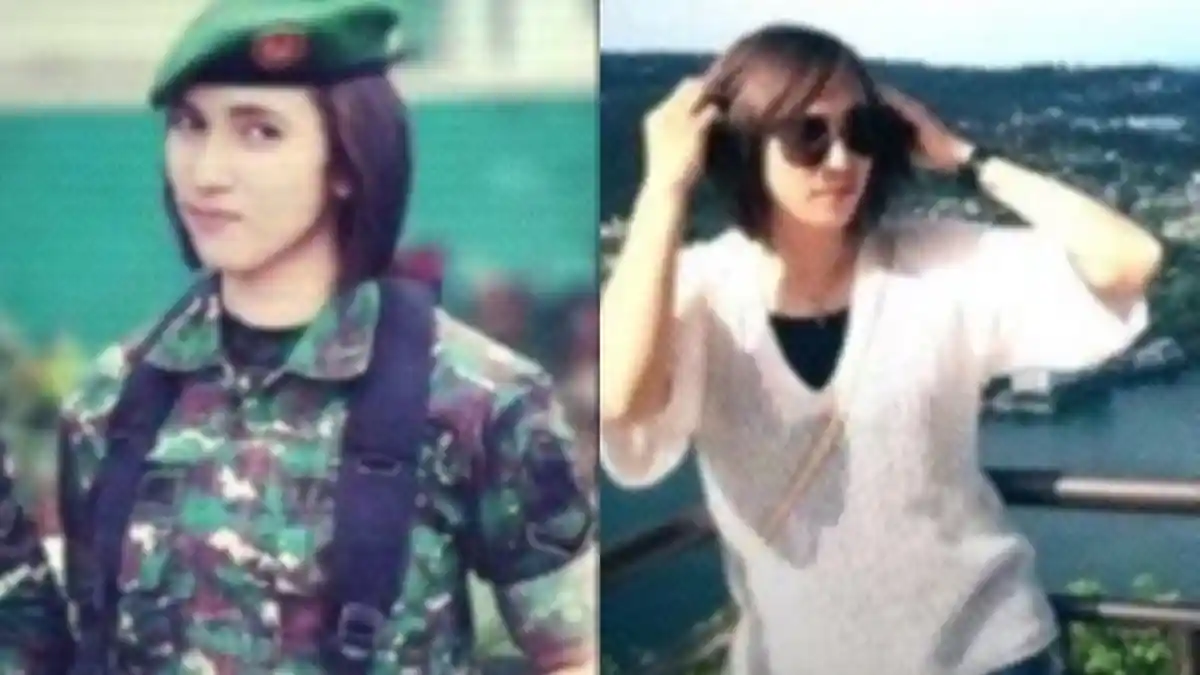 Ditegur Akibat Rambut Pirang, TNI Ini Ternyata Blasteran Belanda, Gaya Nyentrik Serda Maria Disorot