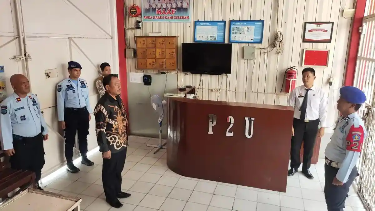 Tim Divisi Pemasyarakatan Kanwil Kemenkumham Sumut Lakukan Sidak di Lapas Barus, Ini Tujuannya