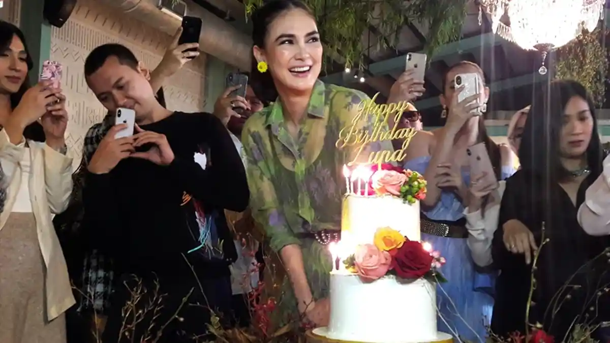 VIDEO: Begini Suasana Perayaan Ulangtahun Luna Maya ke 36
