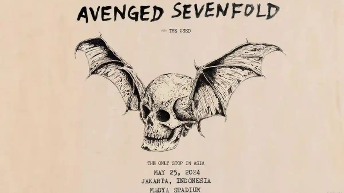 Avenged Sevenfold Resmi Gelar Konser di Jakarta 25 Mei 2024, Cek Harga Tiketnya!