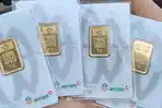 Harga Emas Antam Hari Ini 22 April 2026 Jeblok Rp 50.000 Per Gram