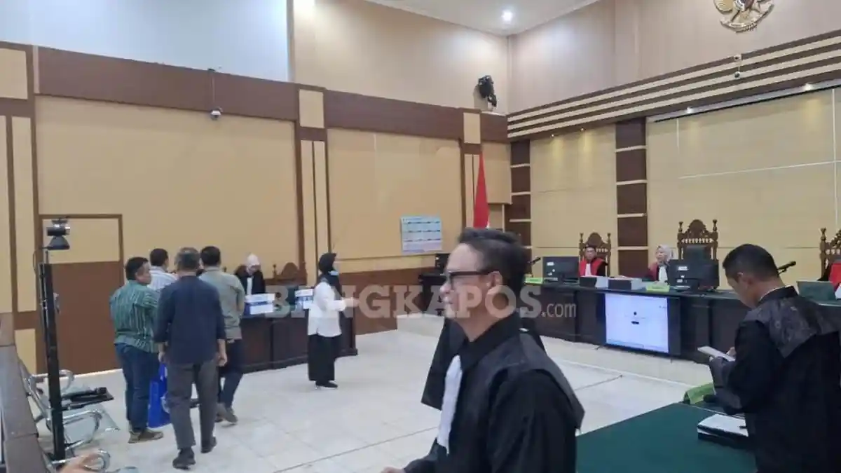 Sidang Korupsi di BWS PUPR Babel, 5 Terdakwa Dituntut 1 Tahun 6 Bulan Penjara