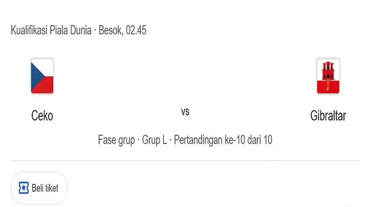 Prediksi Skor dan Susunan Pemain Republik Ceko VS Gibraltar, Adu Tajam Schick dan Pozo