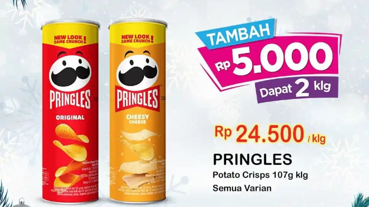 Promo Indomaret Bulan Ini: Tambah Rp 5.000 Dapat 2 Pringles, Berlaku sampai 15 Desember 2021